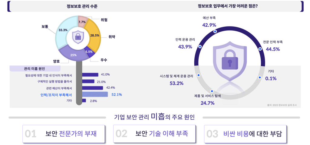 전통적 보안 점검의 한계점 설명도